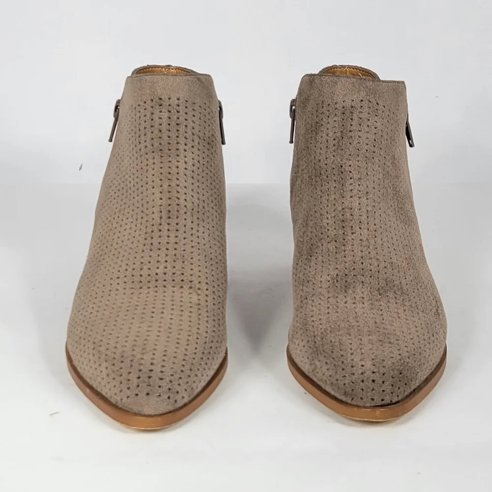 J. Crew Taupe Ankle Booties #806 Size 9.5